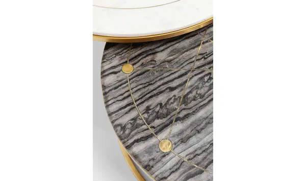 Mesa auxiliar Mystic Round (2/Set)
