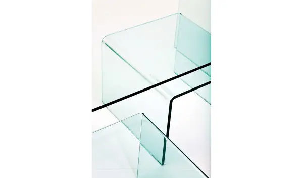 Mesa centro Clear Club (3 piezas)