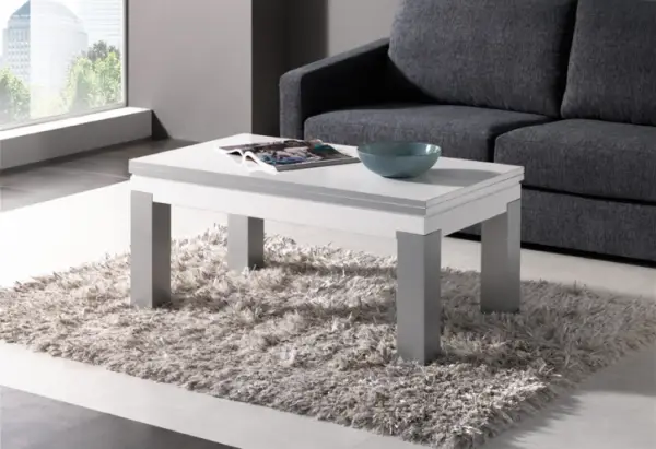 Mesa de centro convertible en comedor