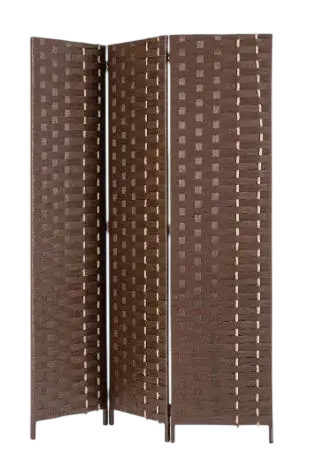 Biombo 3 hojas Jalila marrón
