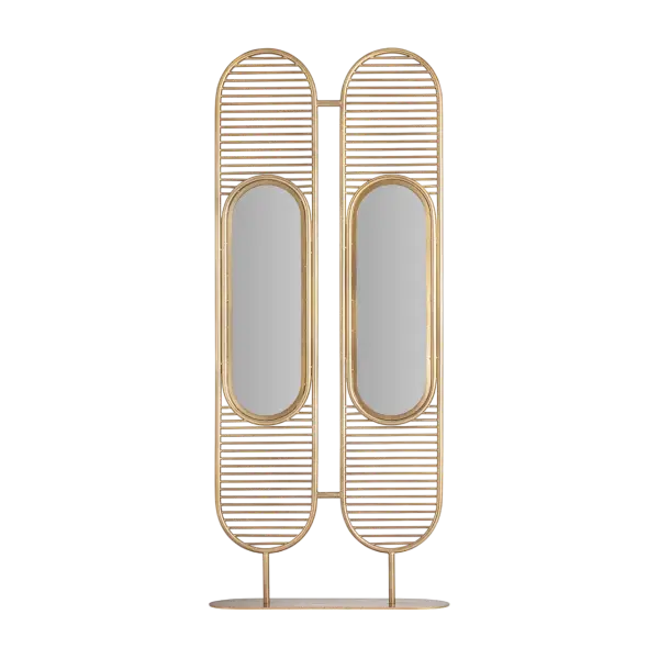 Parabán Art Decó dorado Alleghe