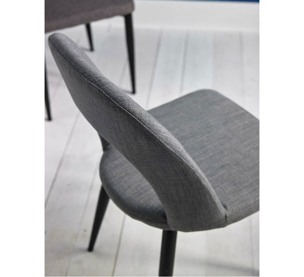 Silla nórdica gris claro Anika