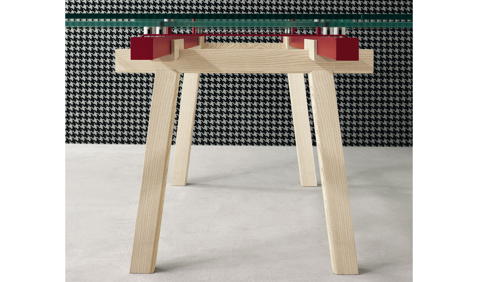 Mesa de comedor fresno natural Tracks Bonaldo