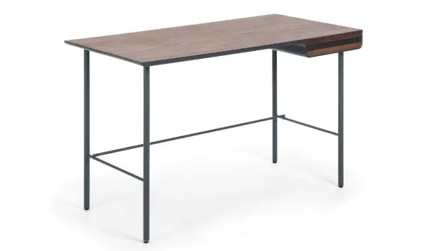 Mesa de escritorio grafito vintage Kesia