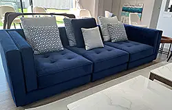 Sofá Tiziano azul noche