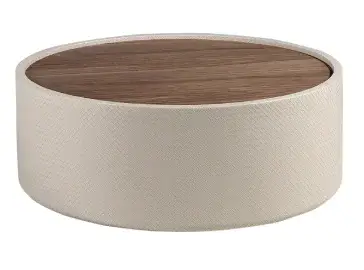 Mesa de centro redonda nogal Nébula