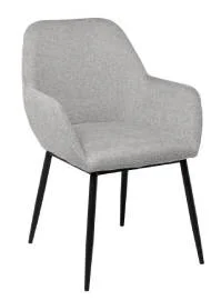 Silla gris claro Isabella
