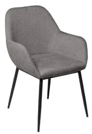 Silla gris oscuro Isabella