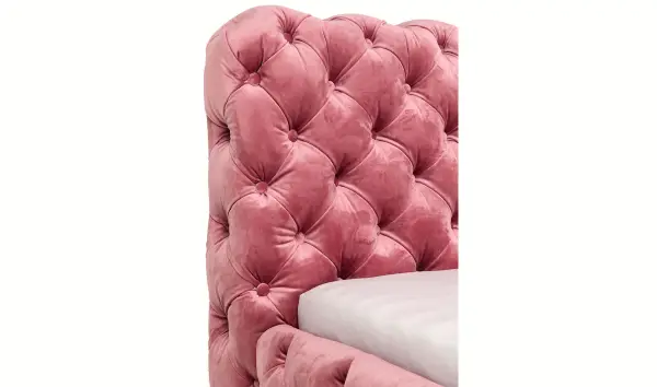Cama velvet rosa vintage Desire