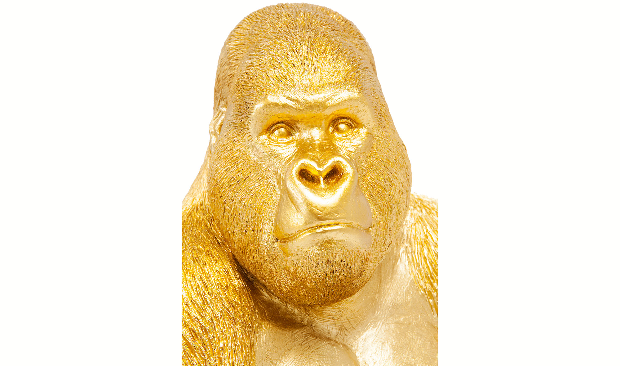 Figura decorativa oro Gorila