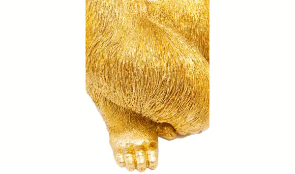Figura decorativa oro Gorila
