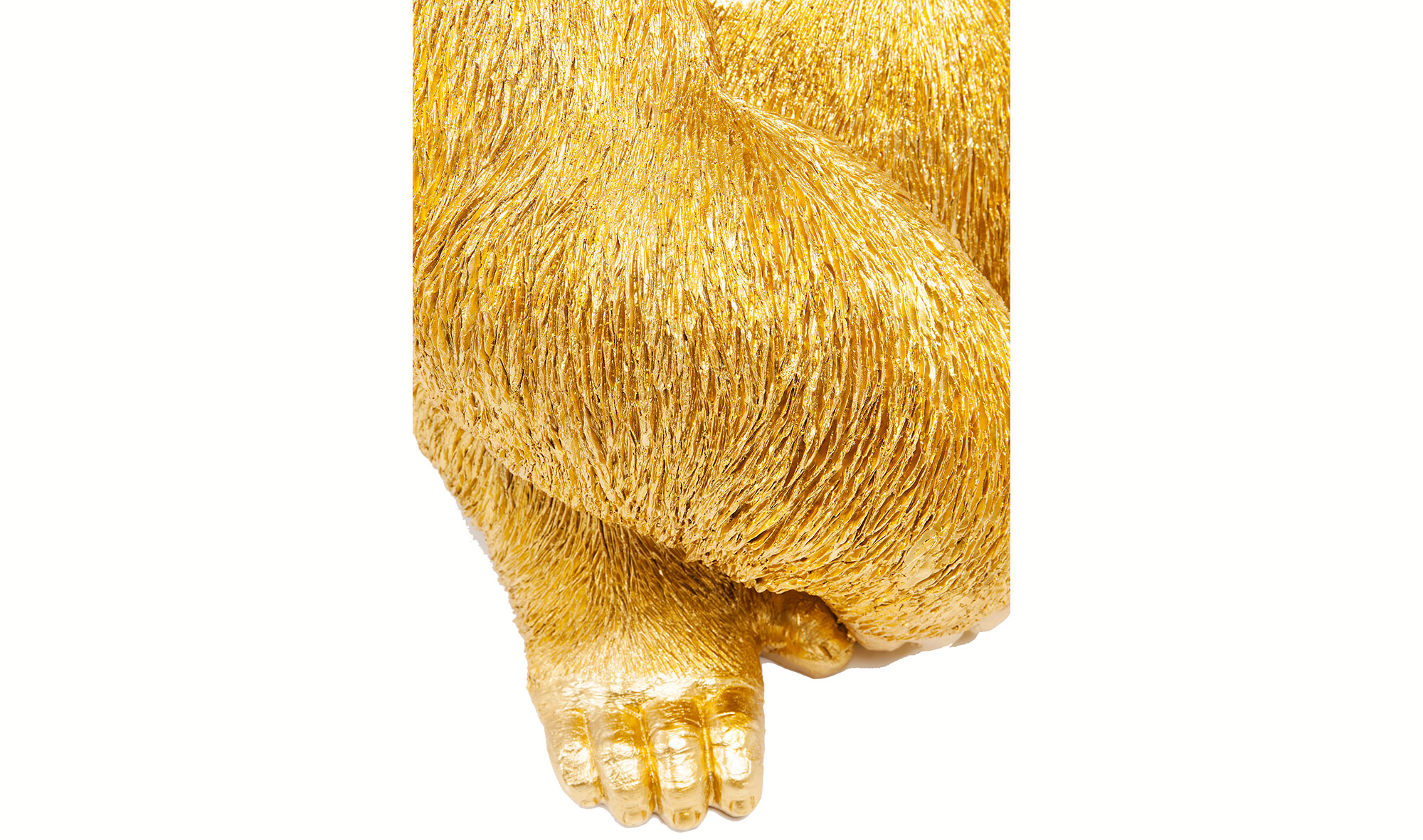 Figura decorativa oro Gorila