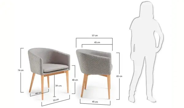Sillón nórdico Monhar