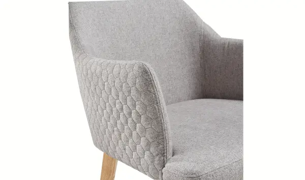 Sillón tapizado nórdico Nadai