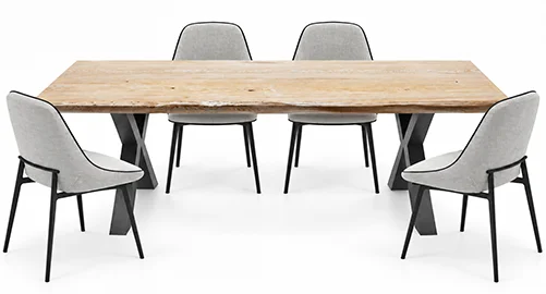 Mesa de comedor madera maciza abeto Mures