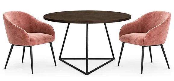 Mesa de Comedor redonda Tribal Prisme étnica