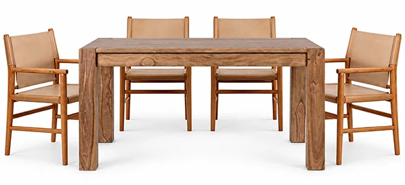 Mesa de comedor Salford extensible madera de sheesham Mesa de comedor Salford extensible madera de sheesham