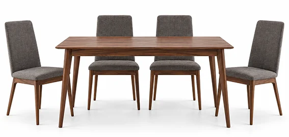 Mesa de comedor extensible nogal Repede