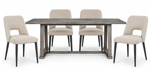 Mesa de Comedor fija Tribal Bakaso étnica Mesa de Comedor fija Tribal Bakaso étnica