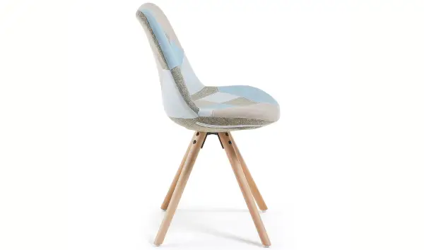 Silla patchwork nórdica Ralf