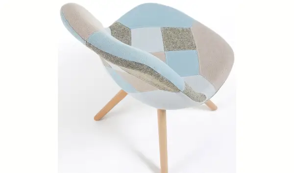 Silla patchwork nórdica Ralf