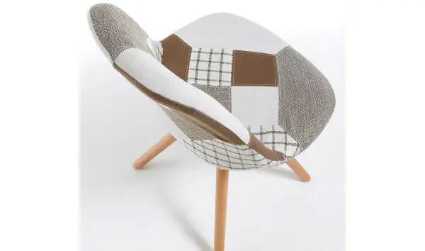 Silla patchwork nórdica Ralf