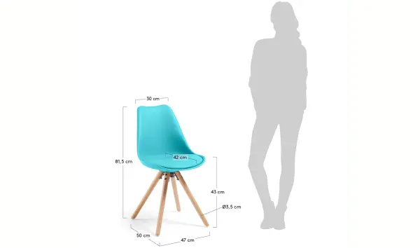 Silla natural nórdica Ralf