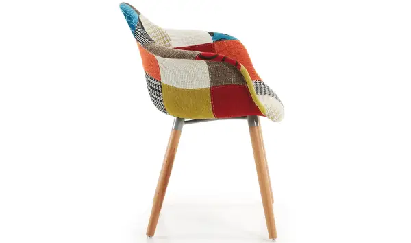 Sillón patchwork nórdico Nanke