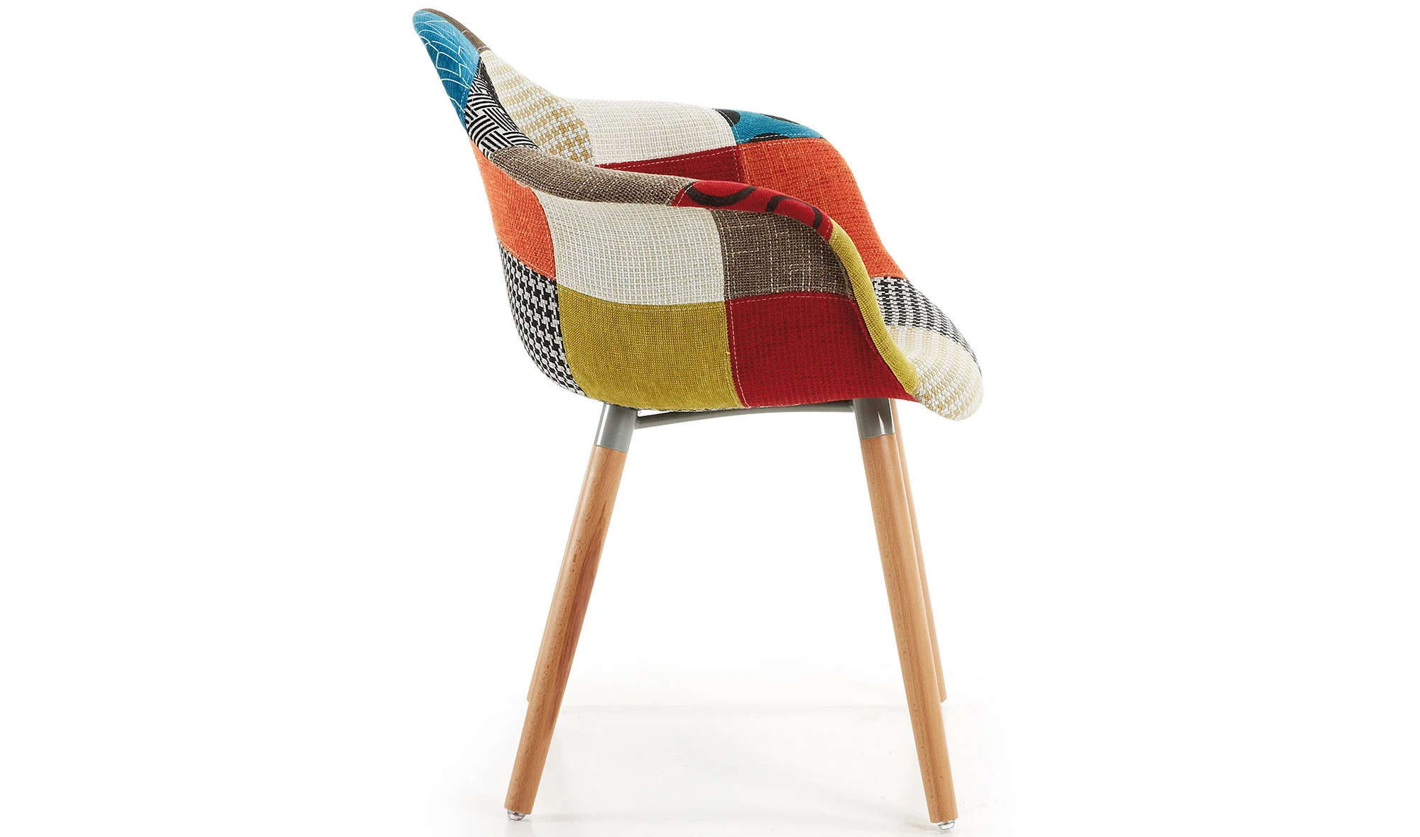 Sillón patchwork nórdico Nanke