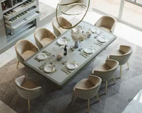 Mesa comedor de diseño extensible Magerit