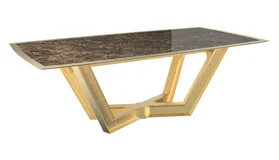 Mesa de comedor porcelánico de diseño Txoko Mesa de comedor porcelánico de diseño Txoko