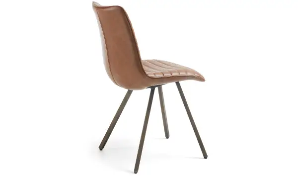 Silla piel sintética vintage Satra