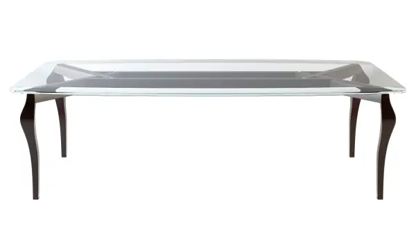Mesa de comedor cristal moderna Stileto