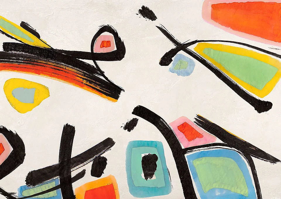 Cuadro canvas colored optimism