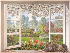 Cuadro canvas giardino italiano