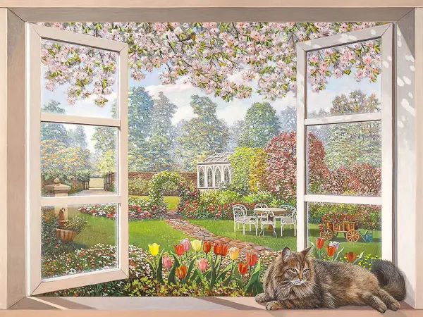Cuadro canvas giardino italiano