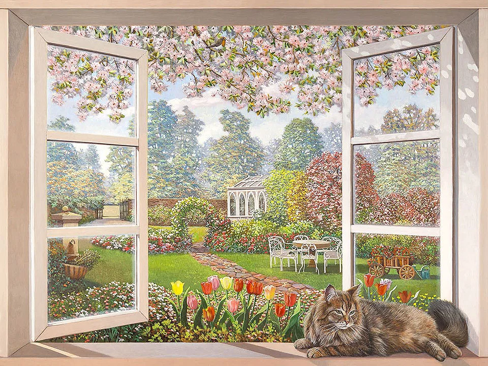 Cuadro canvas giardino italiano