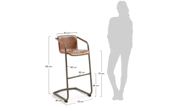 Taburete vintage Notri