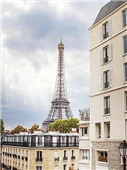 Cuadro canvas eiffel view I