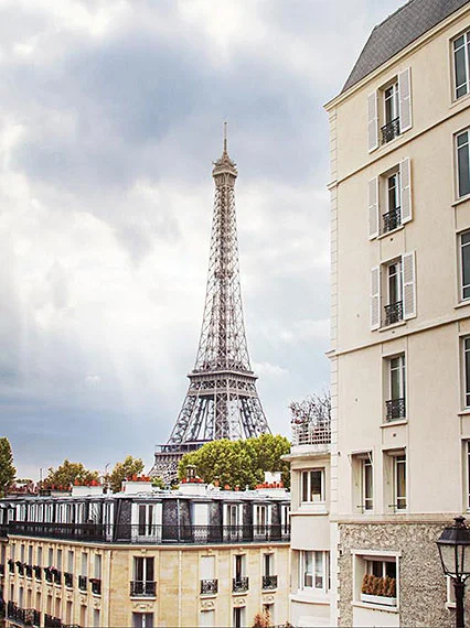 Cuadro canvas eiffel view I