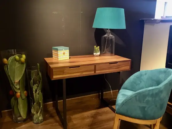 Mesa de escritorio 3 cajones industrial Loft