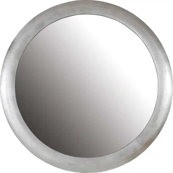 Espejo redondo pan de plata