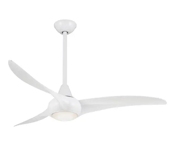 ventilador VERVE blanco con luz