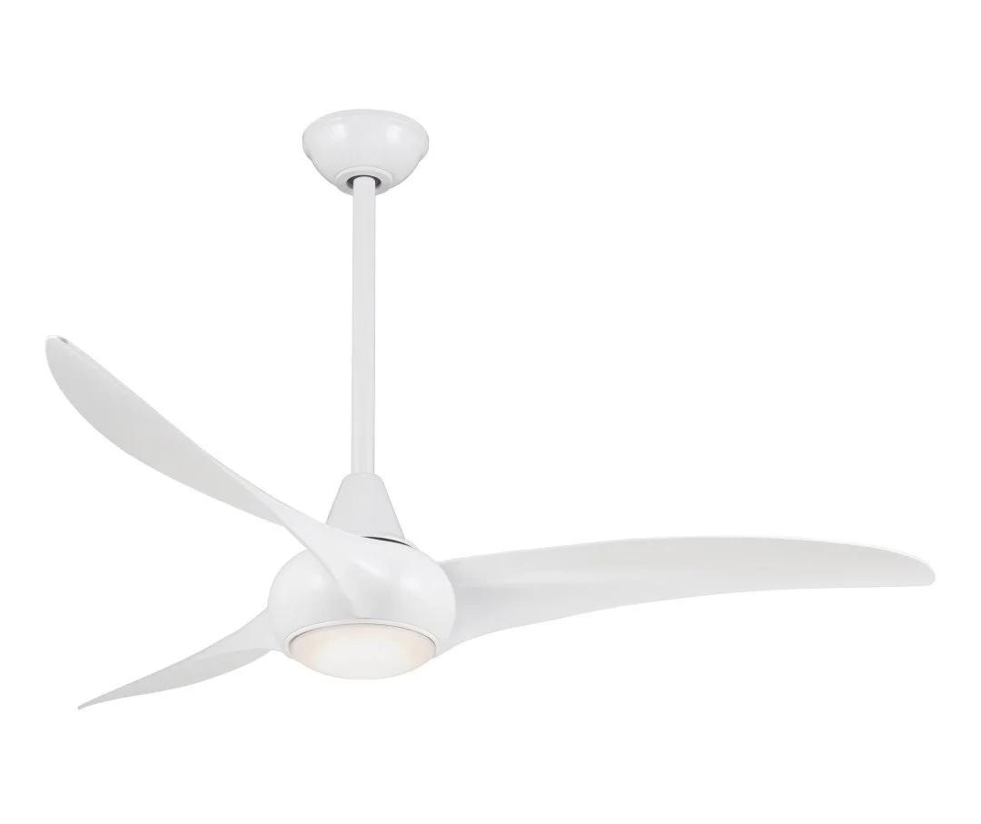 ventilador VERVE blanco con luz