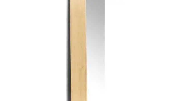 Espejo rectangular curve Brass
