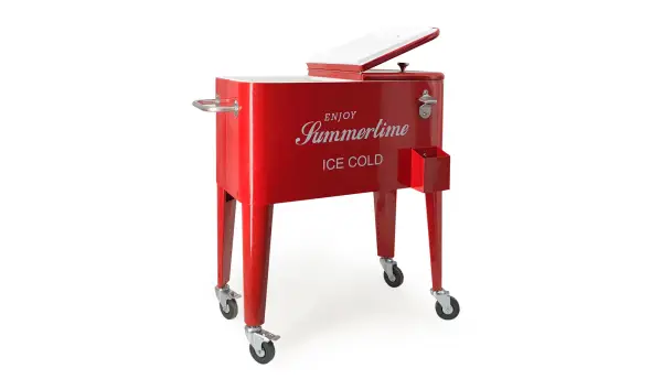 Carrito nevera rojo Sally