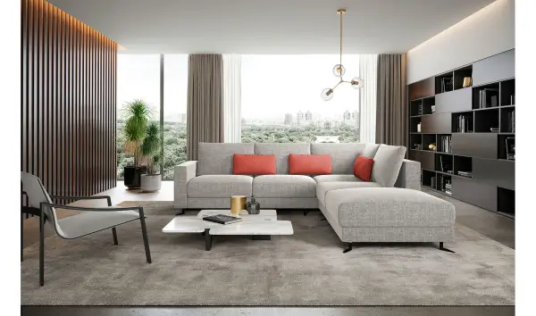 Sofá con chaise longue Giorgio