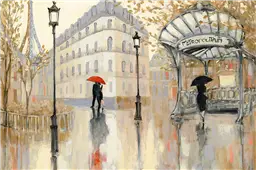 Cuadros canvas to the metro