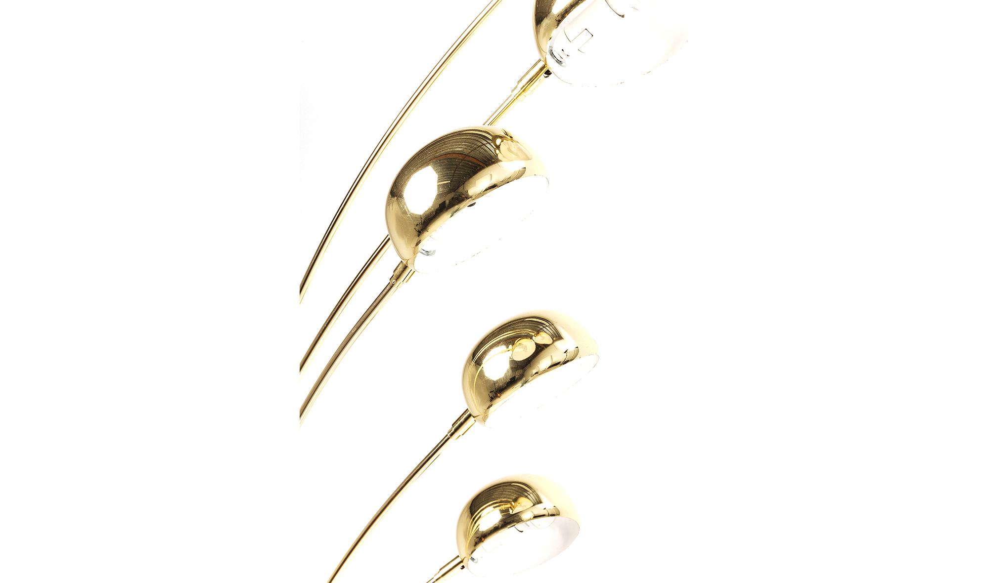 Lámpara de pie Five Fingers Brass