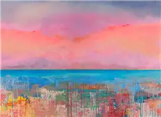 Cuadro canvas tramonto infinito